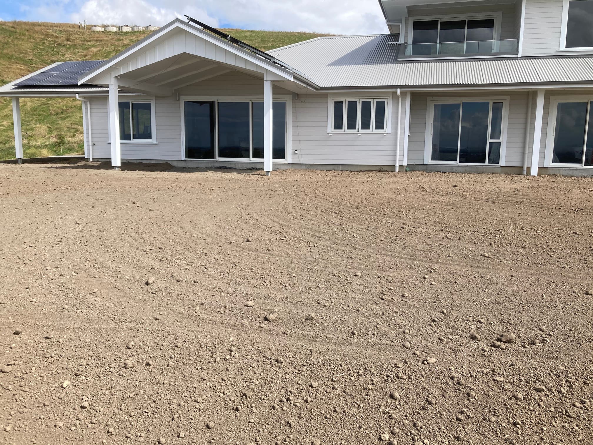 Residential site preparation and grading
