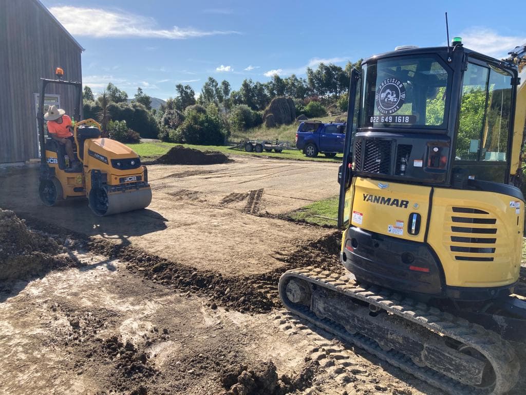Residential backyard works