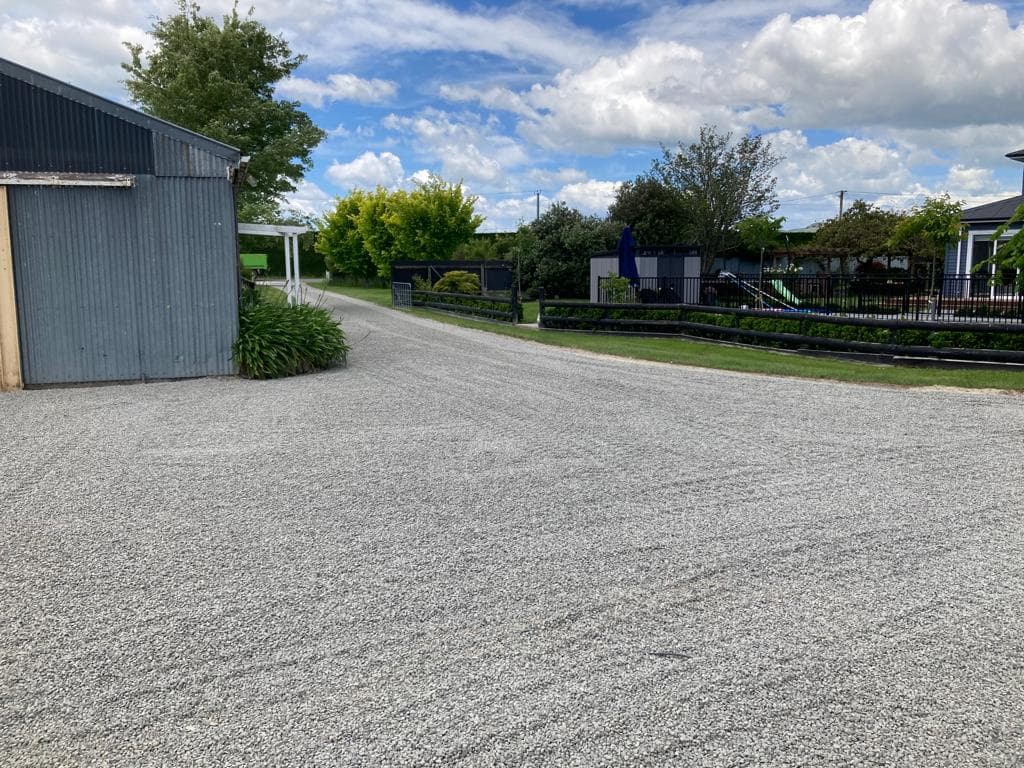 Landscaping and grading project